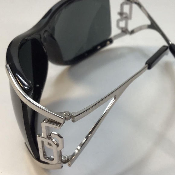 Women’s Dolce & Gabbana Black and Silver Metal Sunglasses - Picture 1 of 5